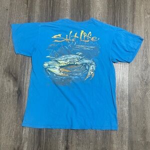 Salt life crab graphic tee